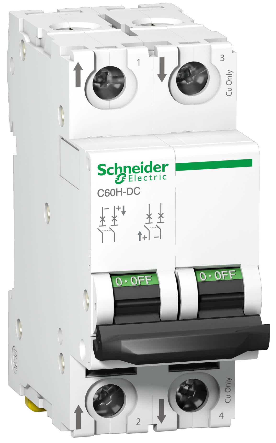 Автоматический выключатель Schneider Electric Acti9 C60H-DC 2P 16A 6кА C (A9N61531)