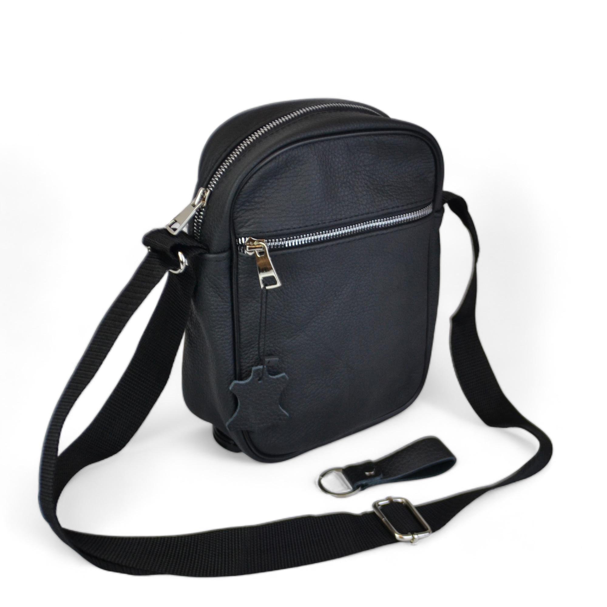 Сумка из натуральной кожи Черный (119530) Сумка из натуральной кожи Черный (119530)