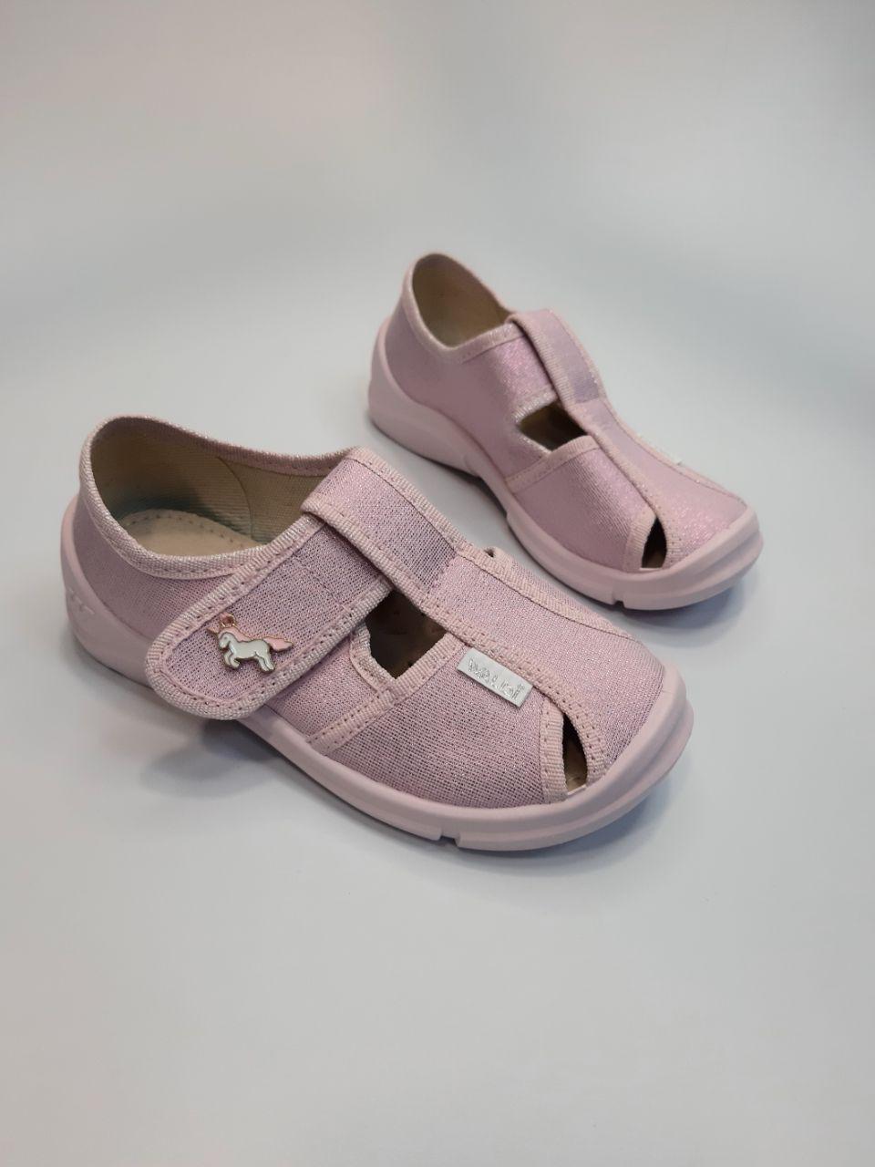 Тапочки Waldi для девочки текстильные р. 27 17,3 см Розовый (268-911) Тапочки Waldi для девочки текстильные р. 27 17,3 см Розовый (268-911)