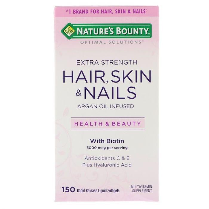 Засіб для волосся шкіри та нігтів Nature's Bounty Optimal Solutions посиленої дії 150 капсул (NRT-35710) Засіб для волосся шкіри та нігтів Nature's Bounty Optimal Solutions посиленої дії 150 капсул (NRT-35710)