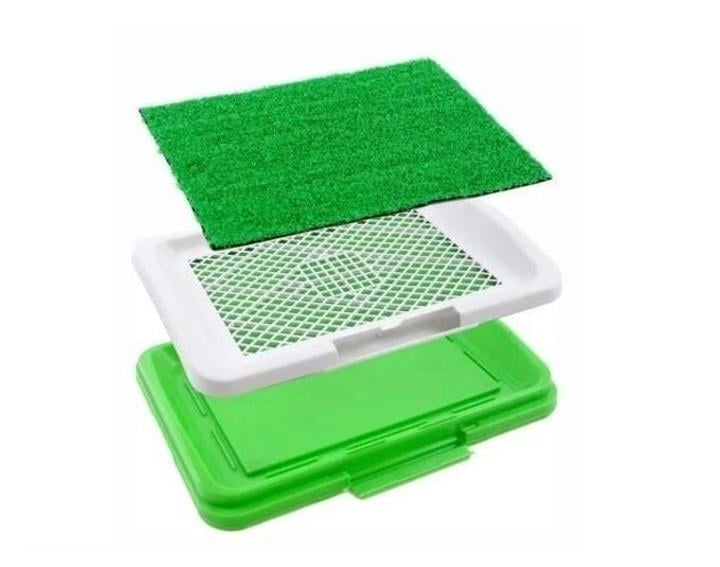 Туалет для собак та кішок Puppy Potty Pad кімнатний Зелений (ZB-1440) - фото 3