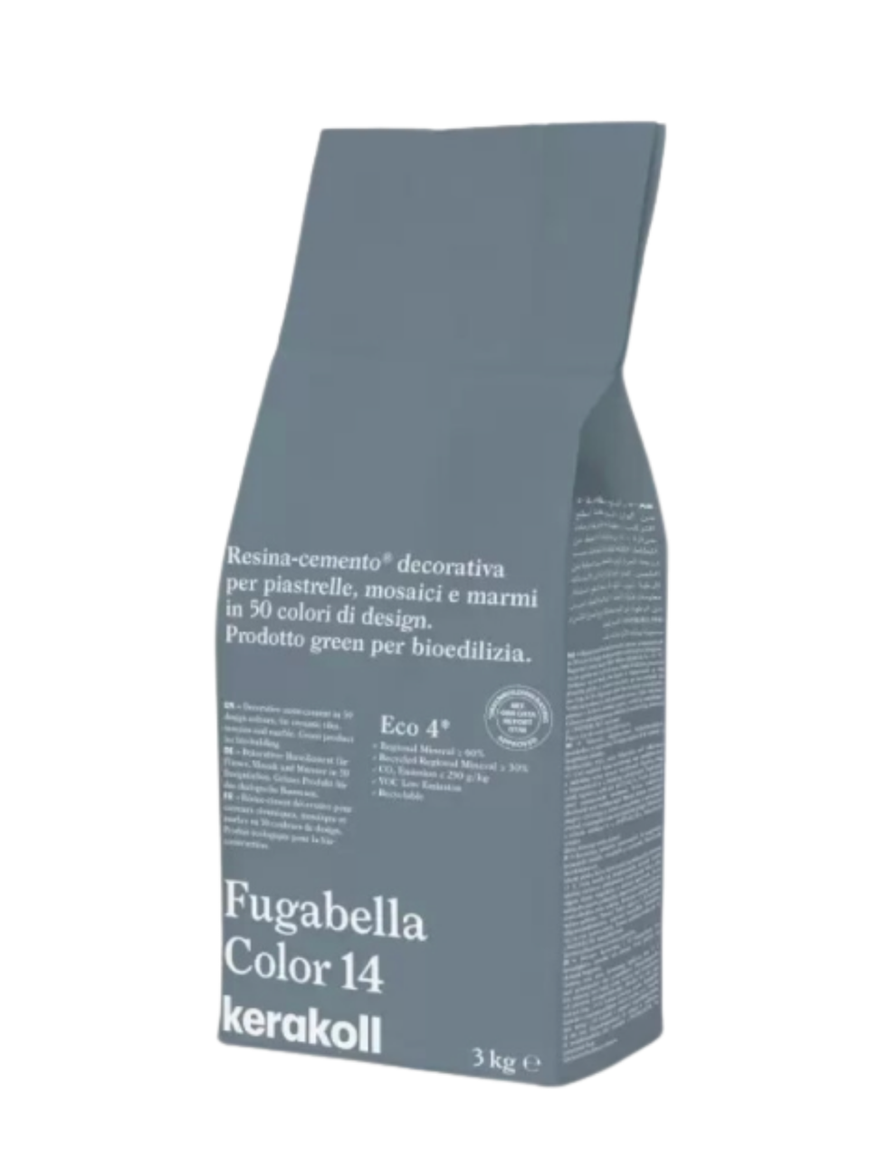 Фуга для швов Kerakoll Fugabella Color-14 3 кг Синий (KFG14) Фуга для швов Kerakoll Fugabella Color-14 3 кг Синий (KFG14)