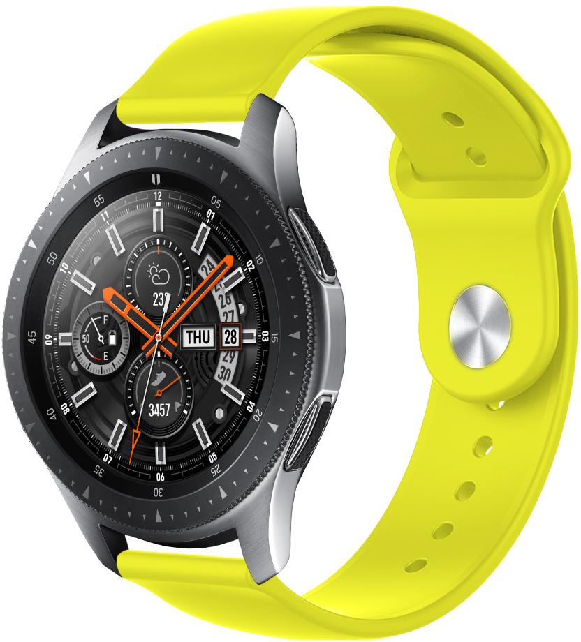 Ремешок Base для Galaxy Watch 46 мм Yellow (21636) - фото 1 Ремешок Base для Galaxy Watch 46 мм Yellow (21636) - фото 1