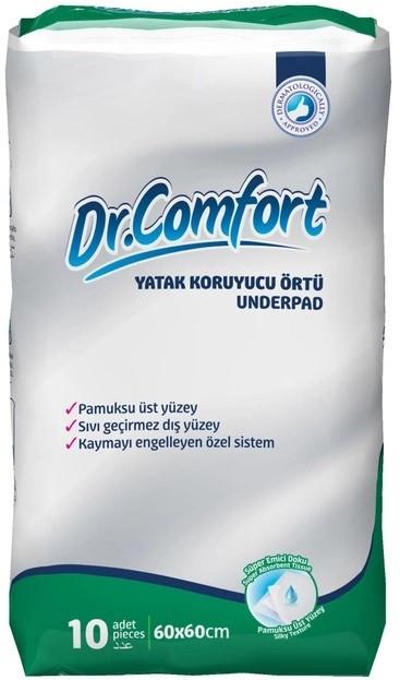 Пеленки Dr Comfort 60х60 см 10 шт.