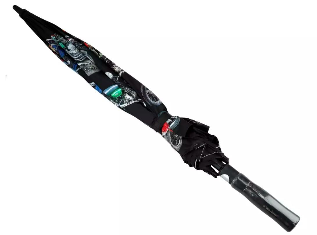 Зонтик-трость автомат Carmani Классический и Легендарные эксклюзивные транспортные средства и Мотоциклы h 93 см (021-6641) - фото 3