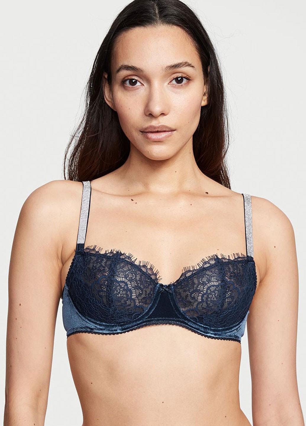 Бюстгальтер Victoria's Secret 34D Синий (14400235552QD234D)