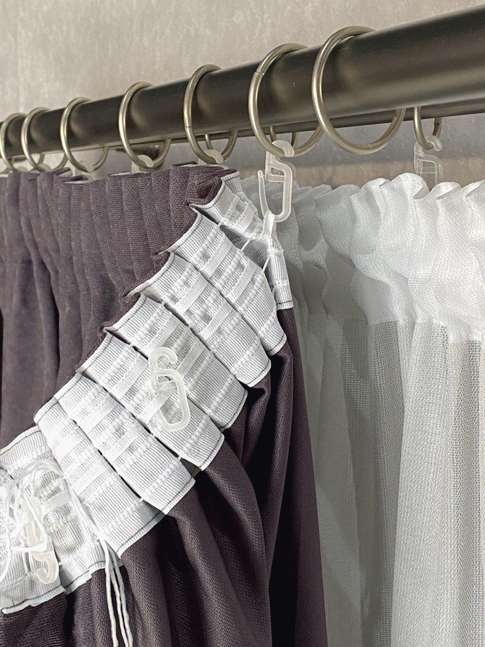 Комплект штор Diamond микровелюр 150х280 см 2 шт. Мокко - фото 2 Комплект штор Diamond микровелюр 150х280 см 2 шт. Мокко - фото 2