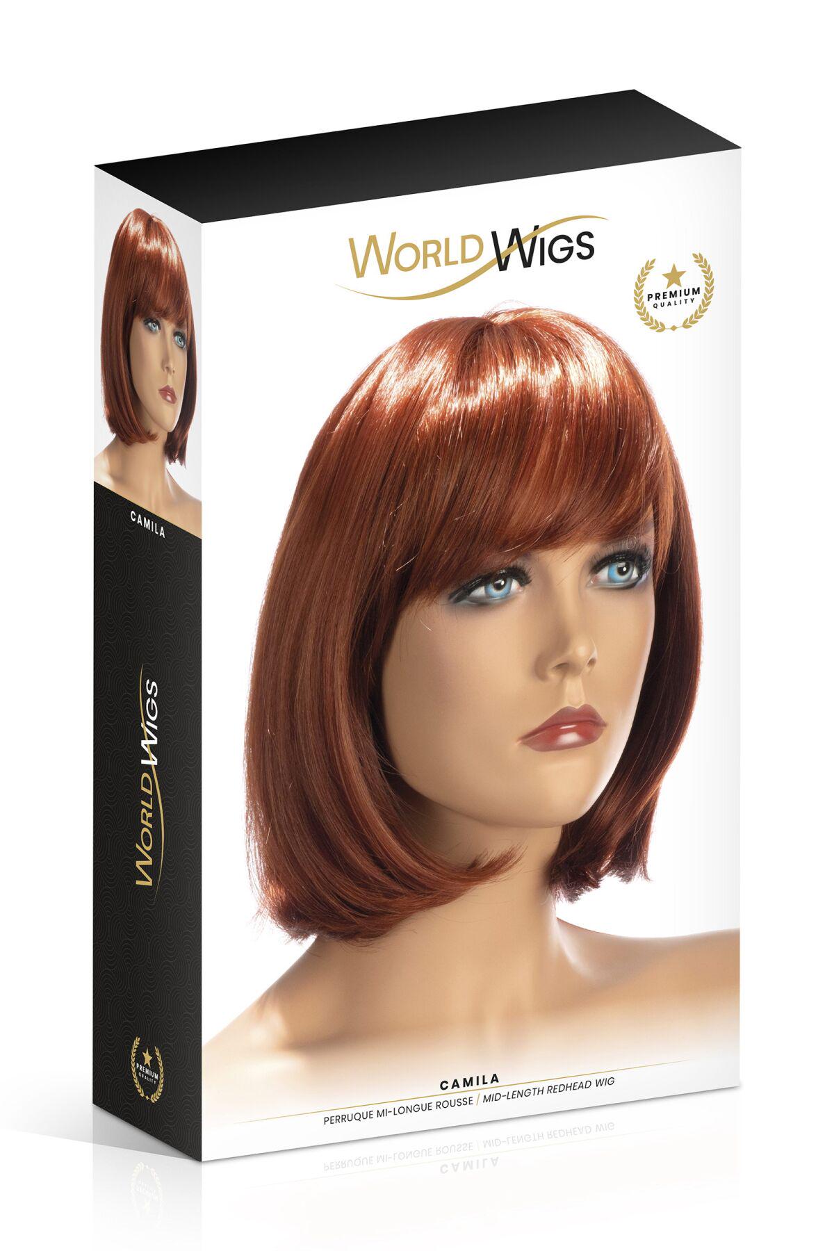 Перука World Wigs Camila Mid-Length Redhead - фото 2