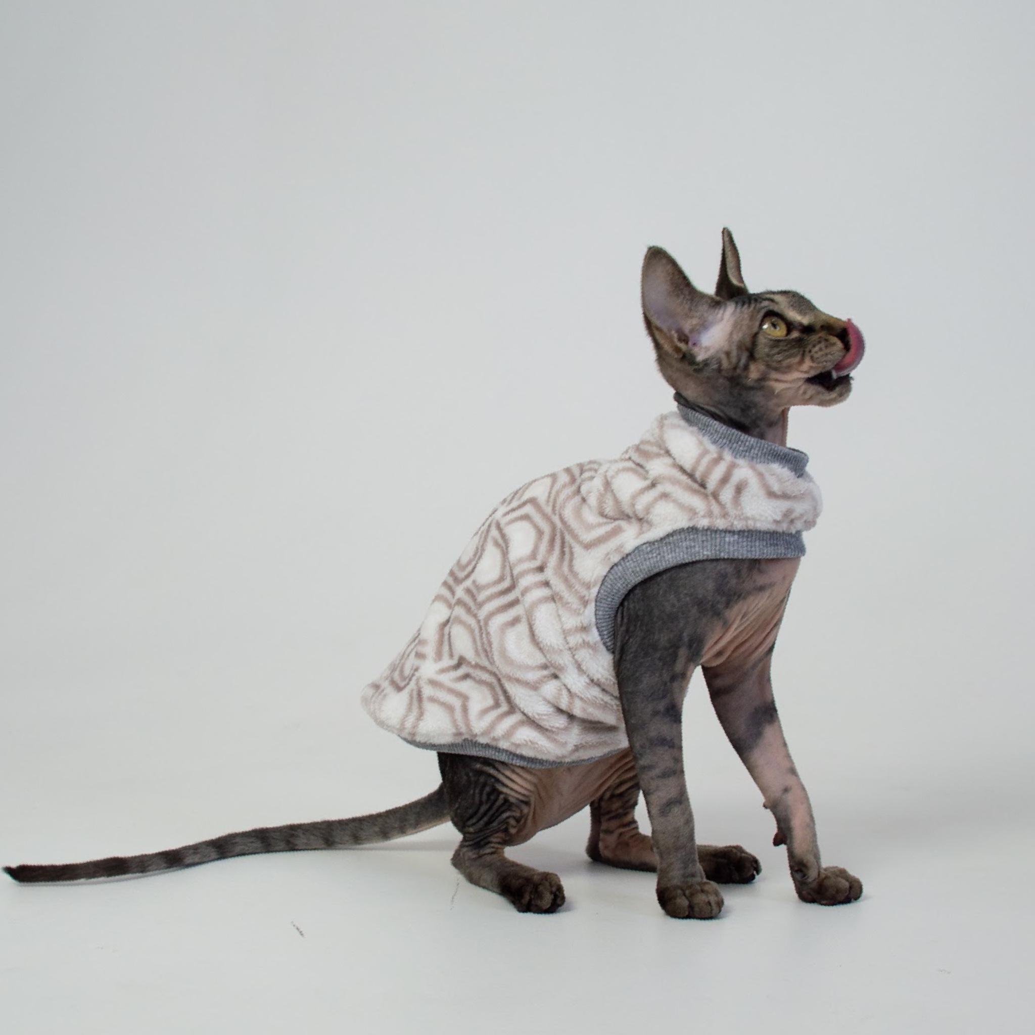 Кофта для кошек без рукавов теплая Style Pets Donna SOT S (382S)