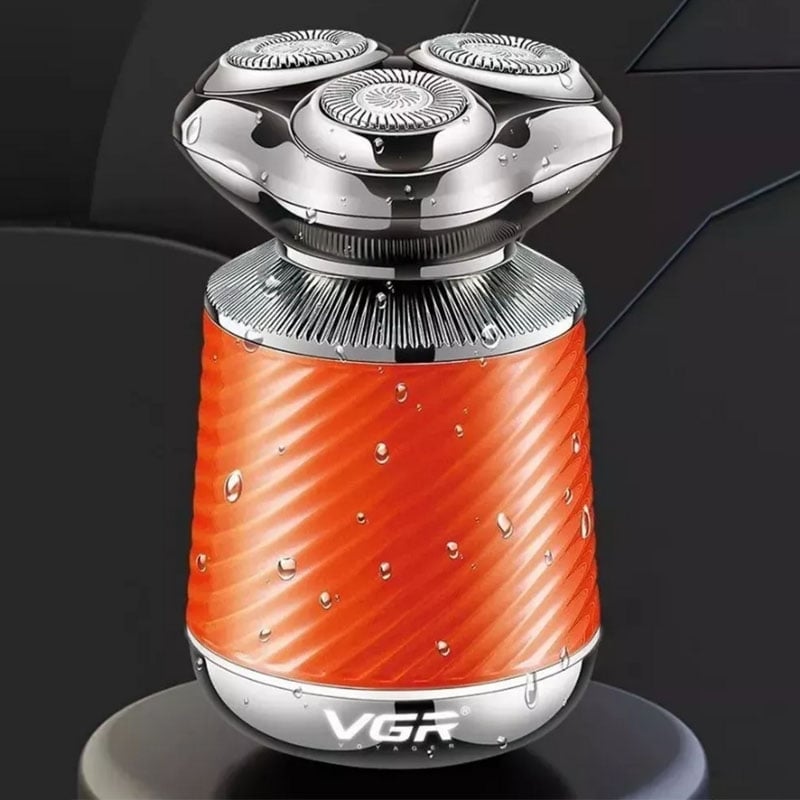 Електробритва VGR V-391 професійна акумуляторна 5W Orange - фото 3 Електробритва VGR V-391 професійна акумуляторна 5W Orange - фото 3