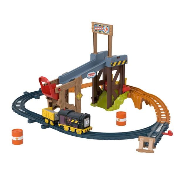 Детский игровой набор Железная дорога Thomas & Friends Motorized Train Diesel’s Lift & Load Set Fisher-Price (JBW20)
