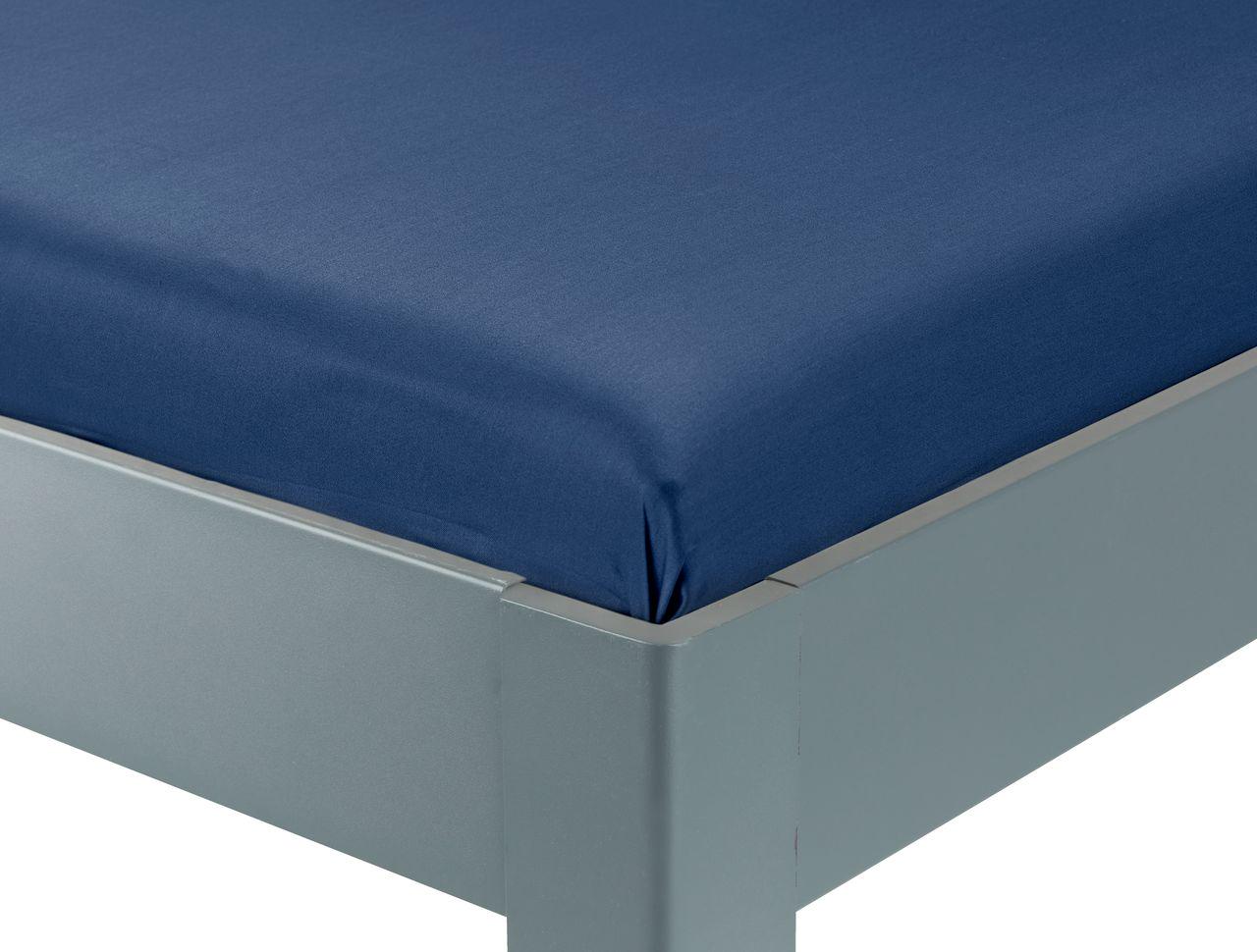 Простынь 240x260 см хлопок Синий