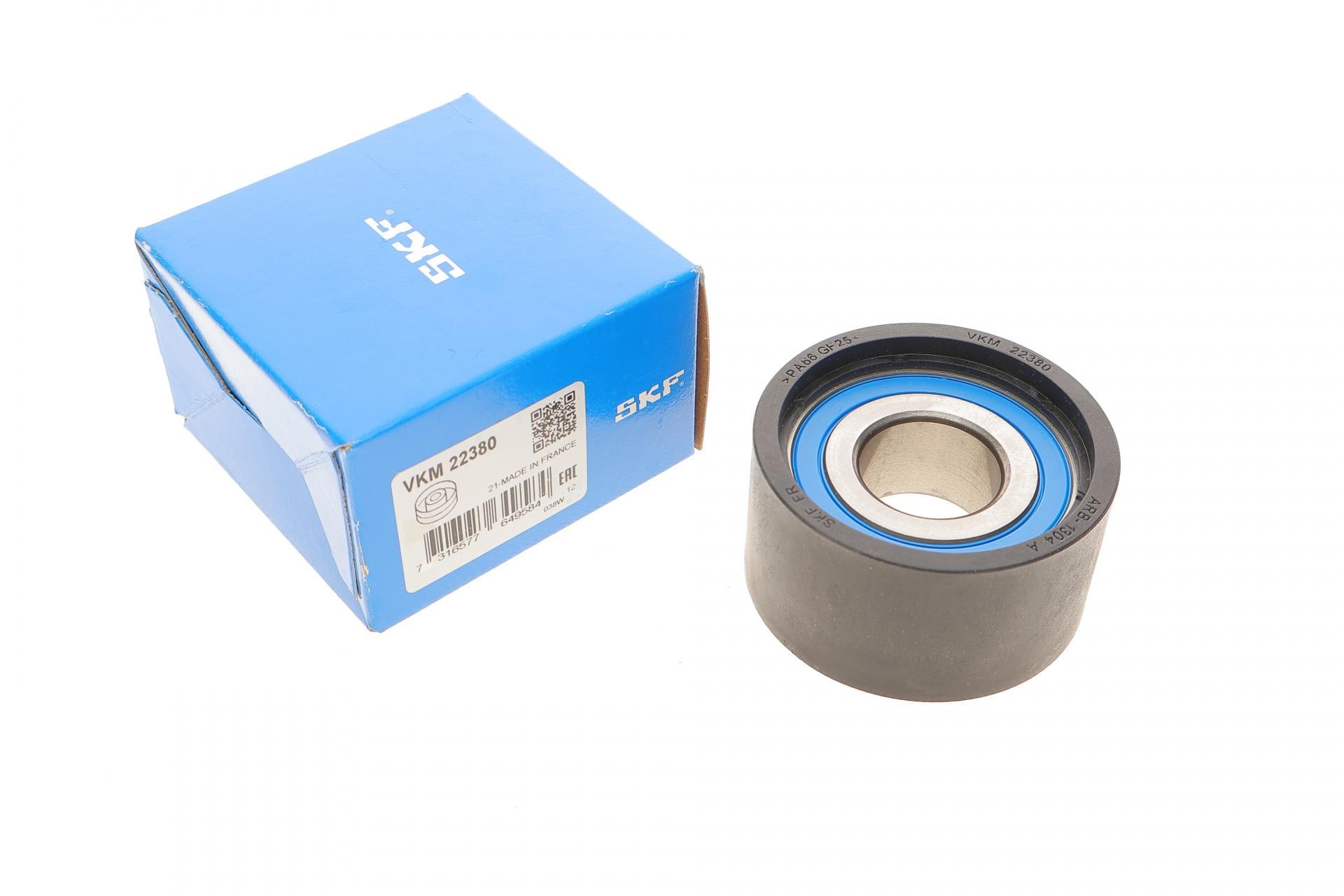 Ролик паразитний ГРМ SKF для Fiat Ducato 2.5TDI 94- 64х34 мм (VKM 22380)