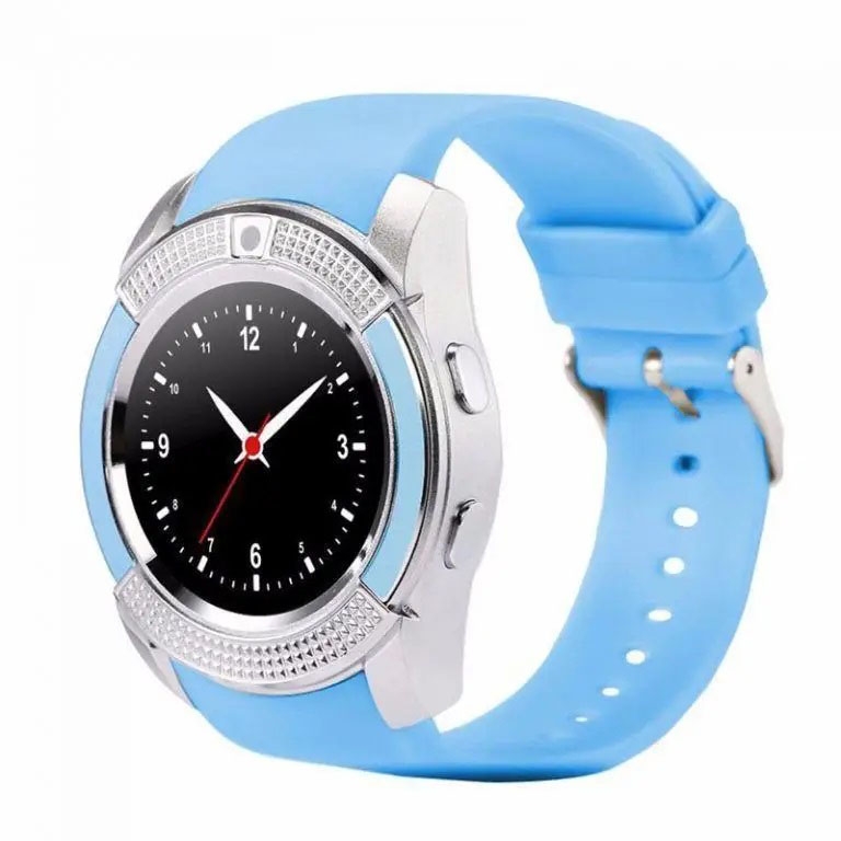 Смарт-годинник Smart Watch V8 Bluetooth з слотом під sim-карту 350 mAh Blue (tf4619) - фото 5