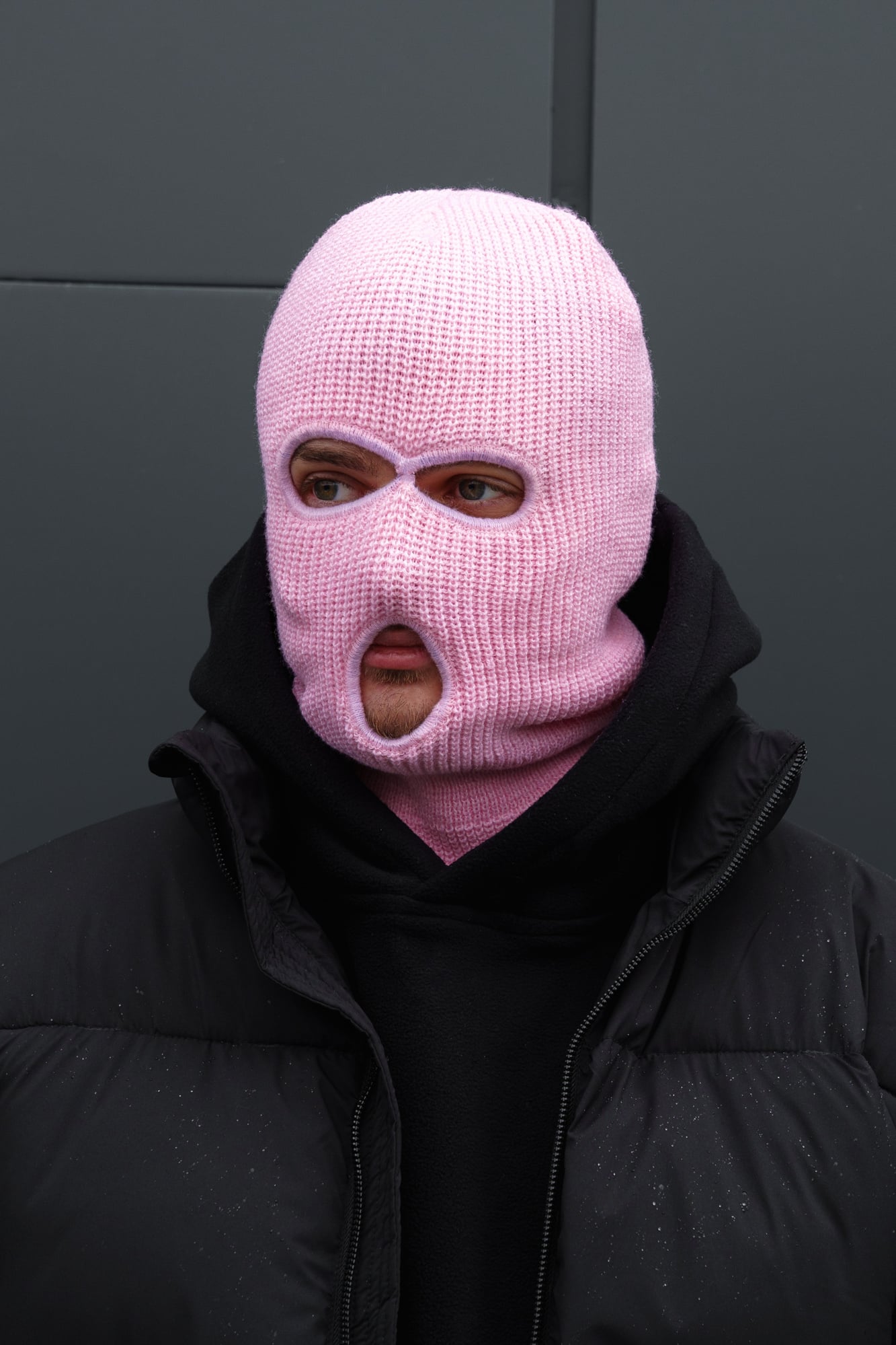 Балаклава зимова Without control універсальна дихаюча Pink (8056778 8056779)