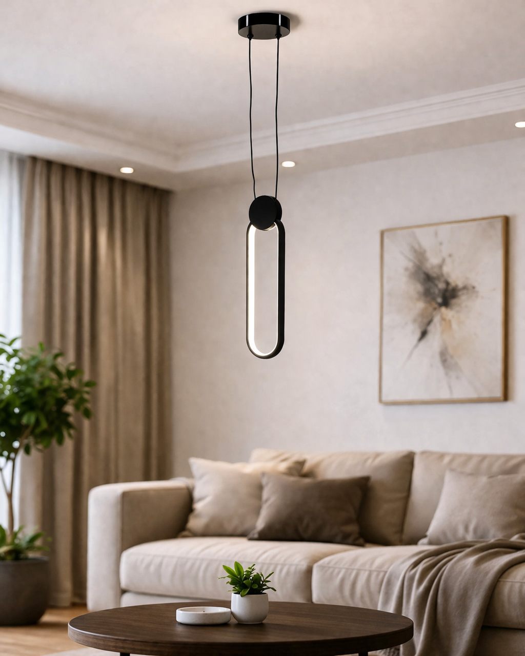 Подвесной светильник Elyra Circle LED нейтральный свет 13W (20417/1СВК)