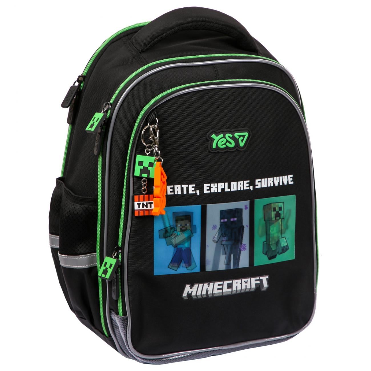 Рюкзак школьный YES Minecraft Reality S-111M (550244)