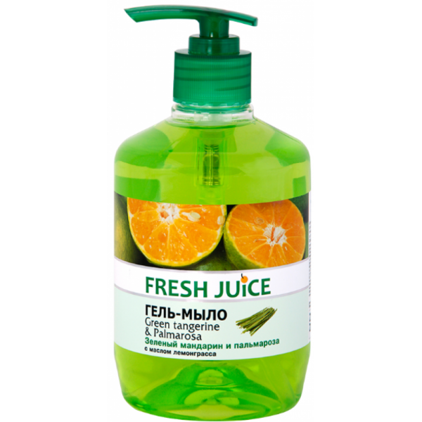 Гель-мыло Fresh Juice Green Tangerine&Palmarosa 460 мл (937217)