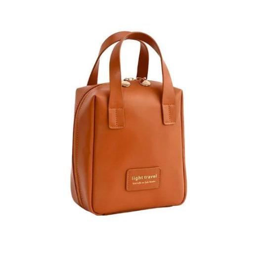 Косметичка женская 19х15,5х9 см Коричневый (Q01023)