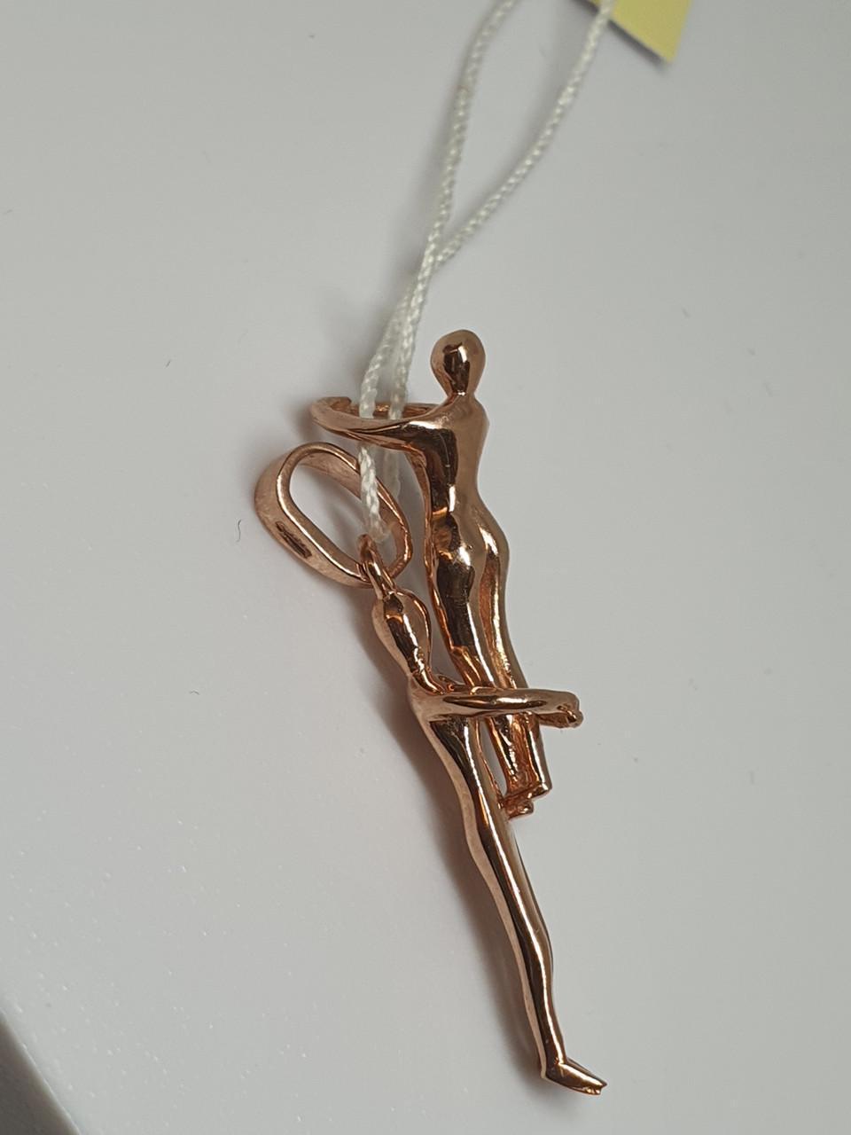 Кулон срібло Люди Пара що обіймаються позолота 925 проба (2554492132) - фото 2 Кулон срібло Люди Пара що обіймаються позолота 925 проба (2554492132) - фото 2