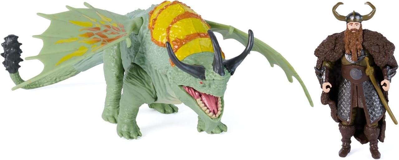 Игровой набор Dreamworks Dragons Как укротить дракона Дракон Громорог и всадник Стоик (6075559)