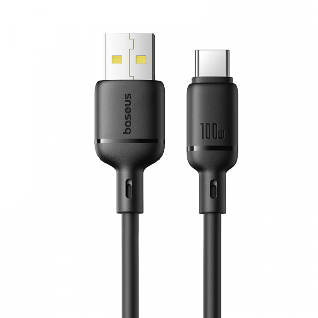 Кабель Baseus Silky Series Cable USB to Type-C 100W 1m P10377703113-00 Black