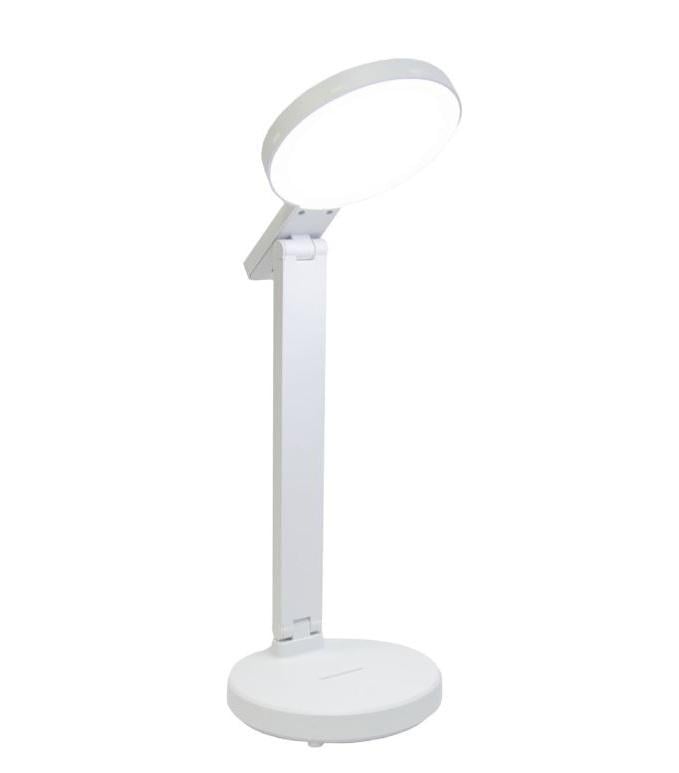 Настольная LED-лампа сенсорная Bailong BL-3201 с органайзером USB Белый (3201)