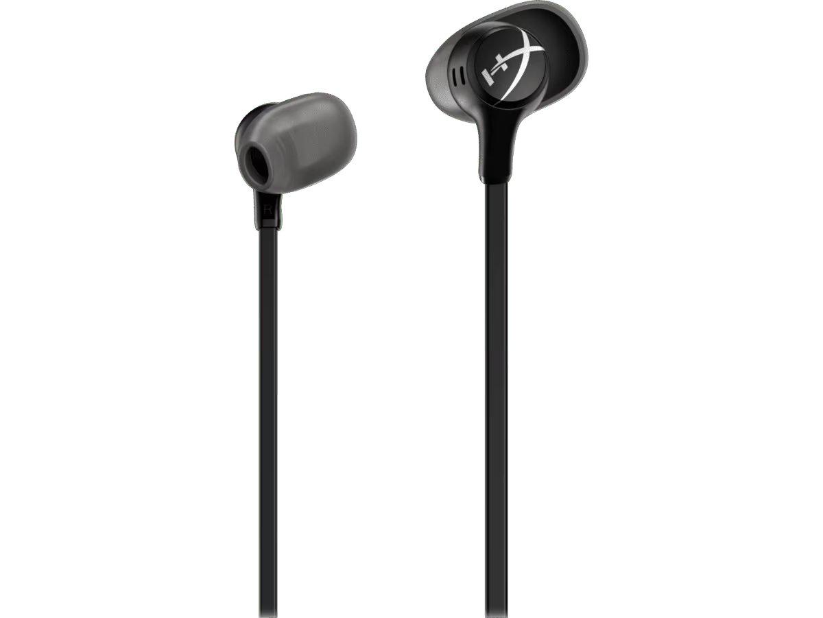 Навушники провідні з мікрофоном HyperX Cloud Earbuds II mini-jack 3,5 мм силікон Black (70N24AA) - фото 2