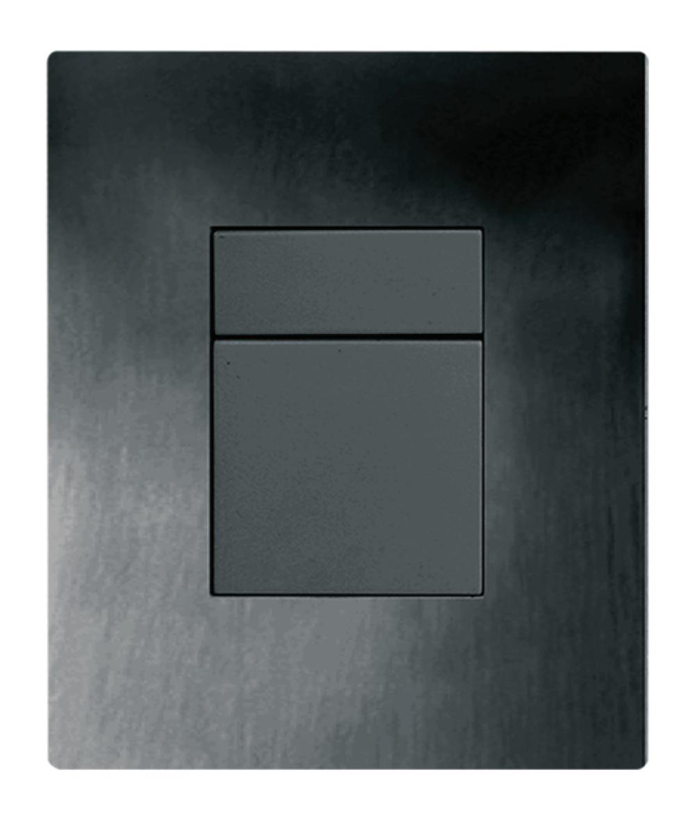 Панель смыва пластиковая KOER KT-0607-05 квадратная кнопка 157x198x3 мм (OL-KR5346)