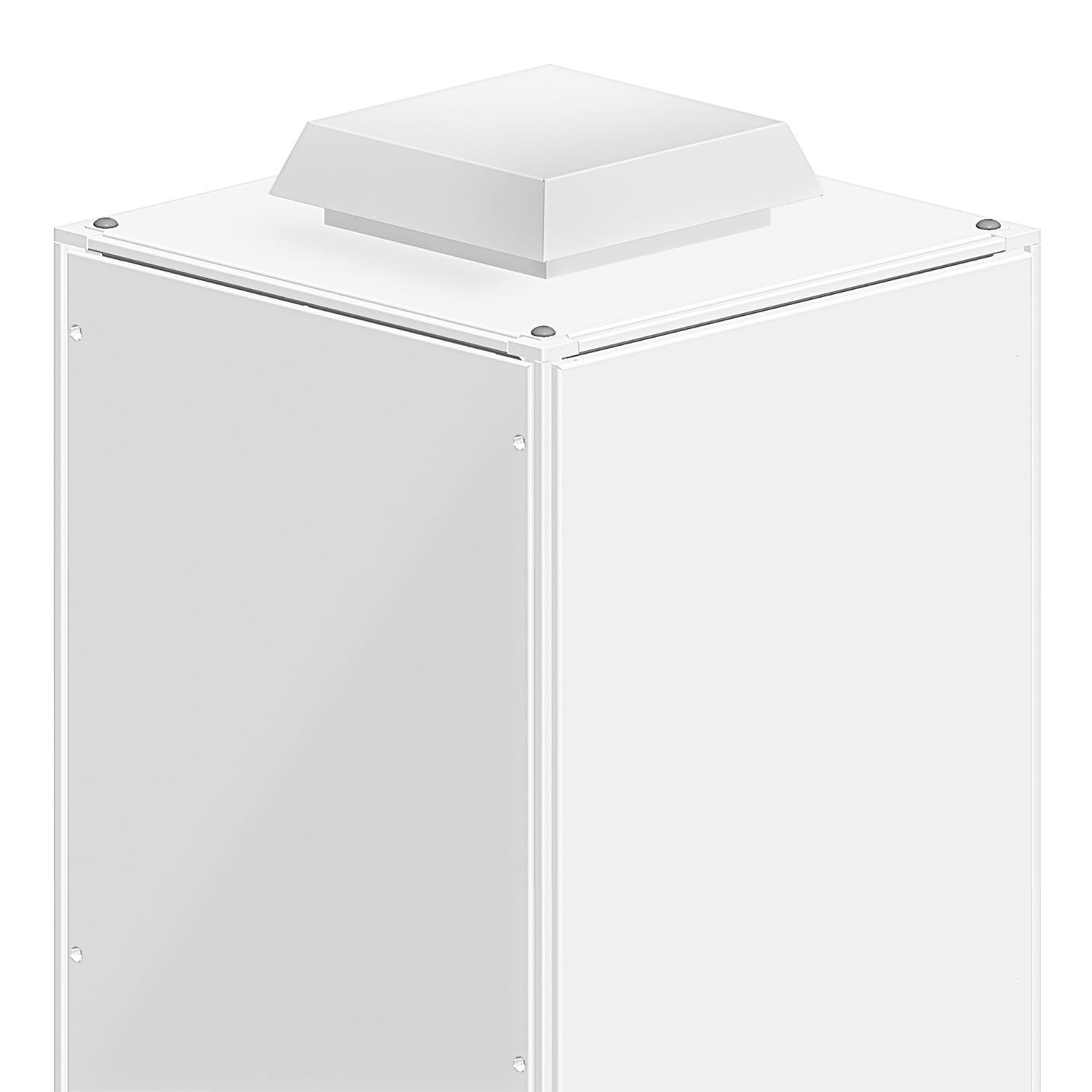 Вентиляционная крышка на крышу шкафа Schneider Electric ClimaSys CA PRISMA P 228x228 мм сталь IP54 Белый (NSYCAC228RMB)