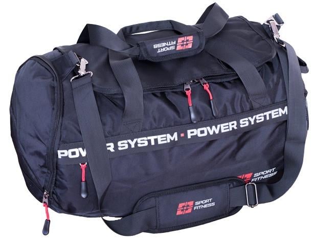 Спортивна сумка Power System PS-7012 Gym Bag-Dynamic 38 л Black/Red Спортивна сумка Power System PS-7012 Gym Bag-Dynamic 38 л Black/Red