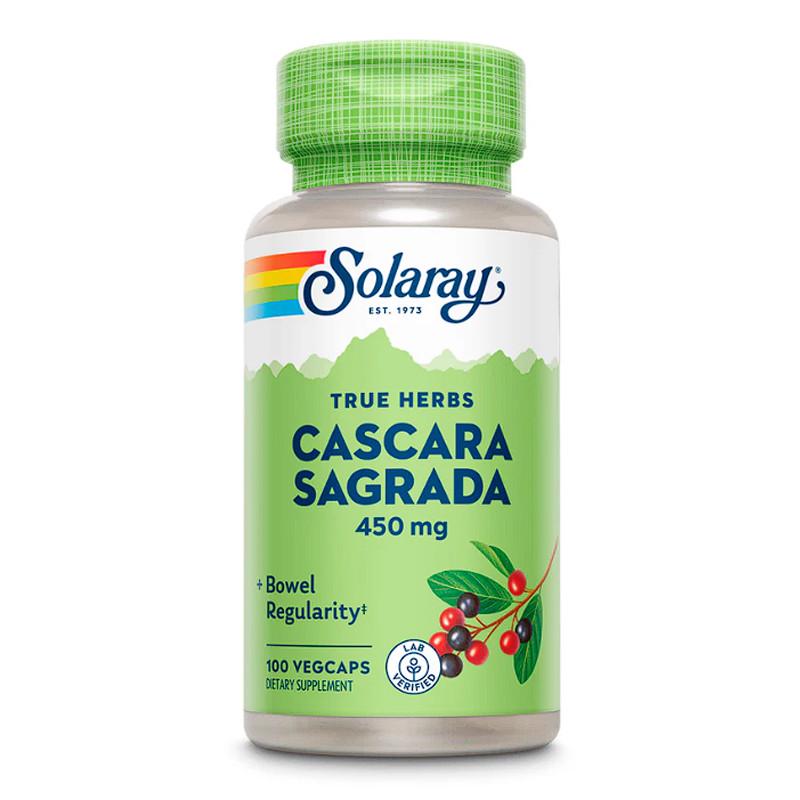 Каскара саграда Solaray Cascara Sagrada 450 mg 100 вега-капс. (22944-01)