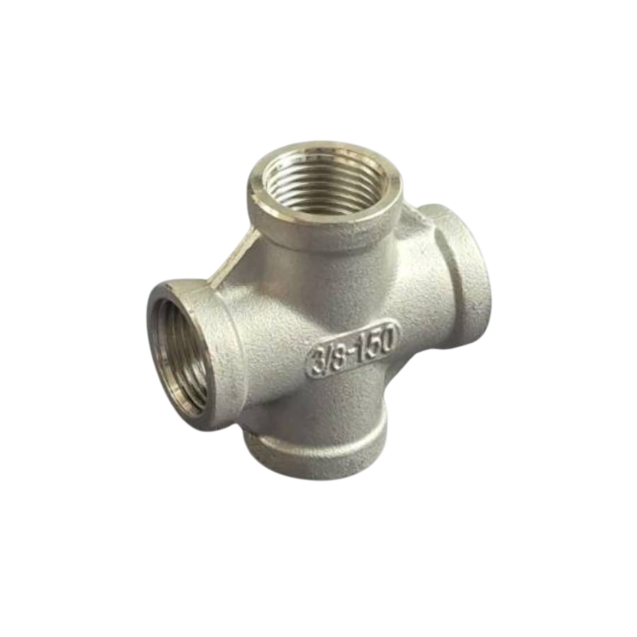 Крестовина DN10 ВР BSPP равнопроходная н/ж сталь AISI304 Class 150 3/8" (29203293)
