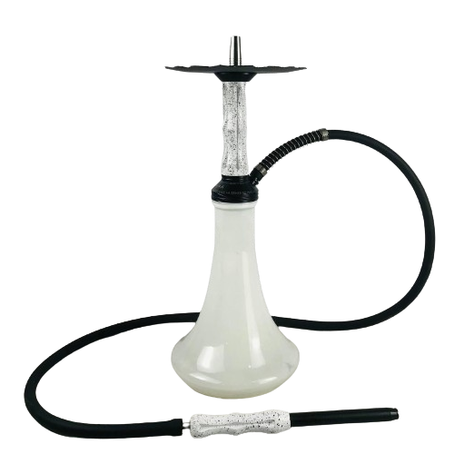 Кальян для курения табака Gramm Era Milky Way с одной трубкой White/Black (2085689978)