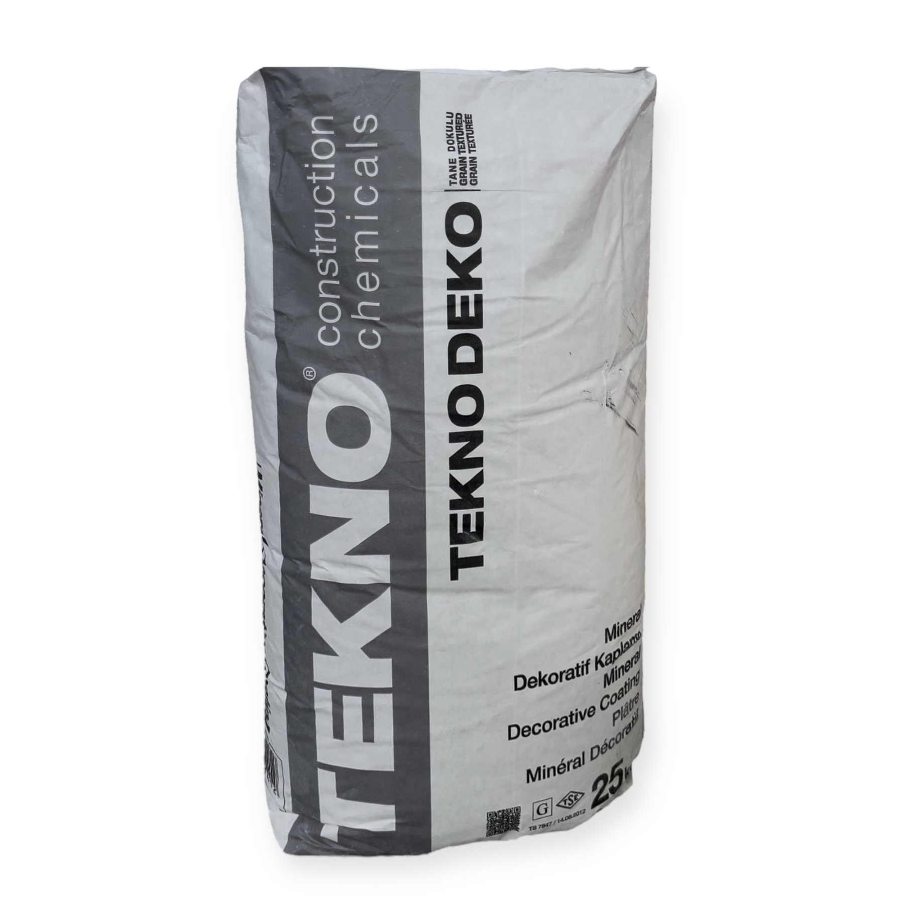 Штукатурка декоративна Teknodeko Баранчик 2 мм 25 кг Білий
