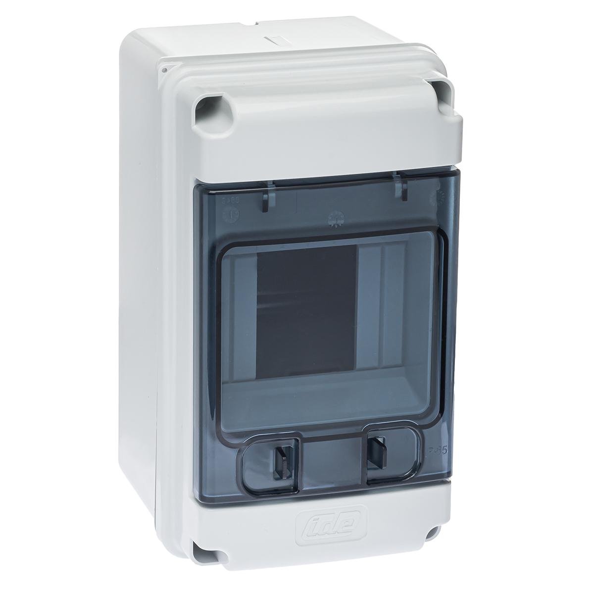 Распределительный щит IDE 1x4 модулей IP65 с шинами N и PE 177x102x105 мм (CDN4G/R)