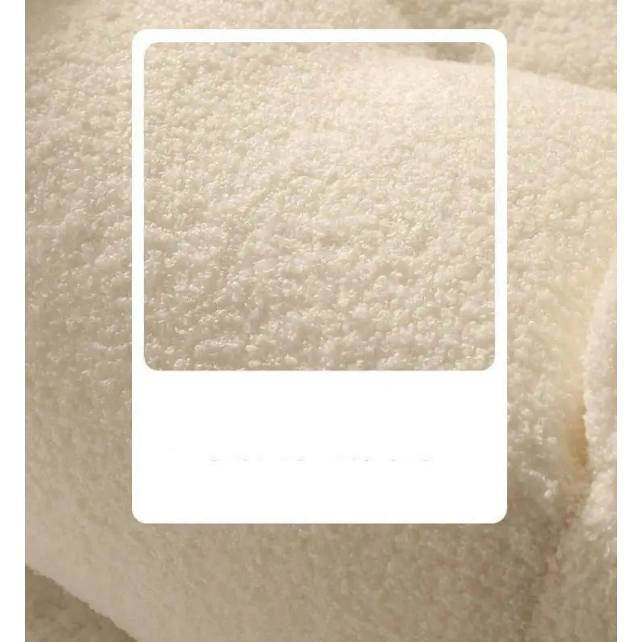 Детское кресло мягкое с ушками и боковым карманом 48x52x34 см Молочный (29516162) - фото 5