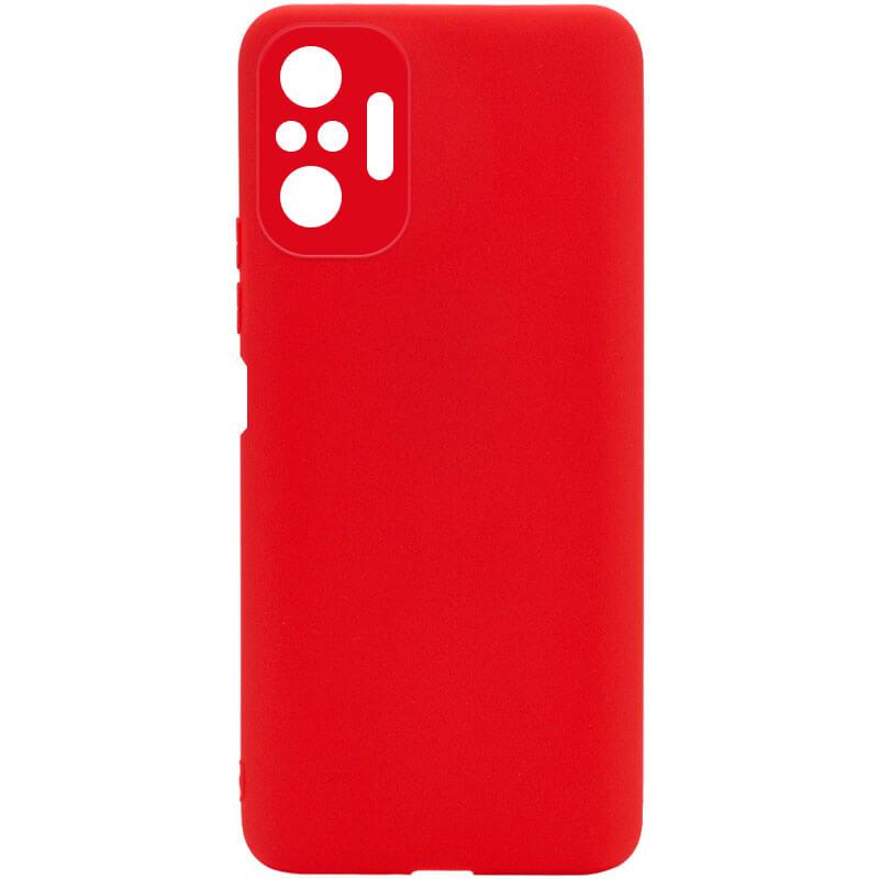 Силиконовый чехол Candy Full Camera для Xiaomi Redmi Note 10 Pro/10 Pro Max Красный/Red
