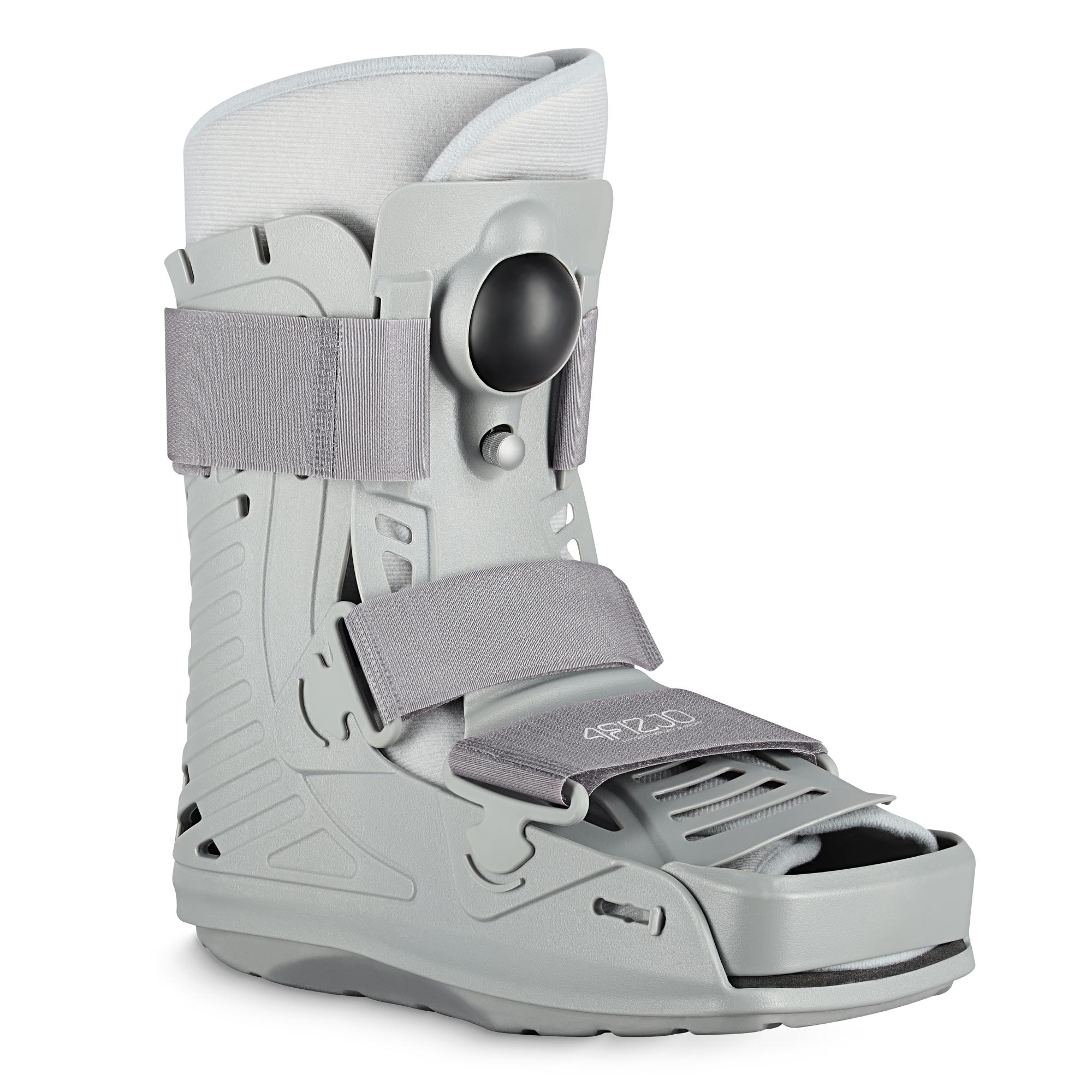 Чобіт ортопедичний пневматичний 4fizjo MED з регулюванням тиску L Grey (P-5905973407328)