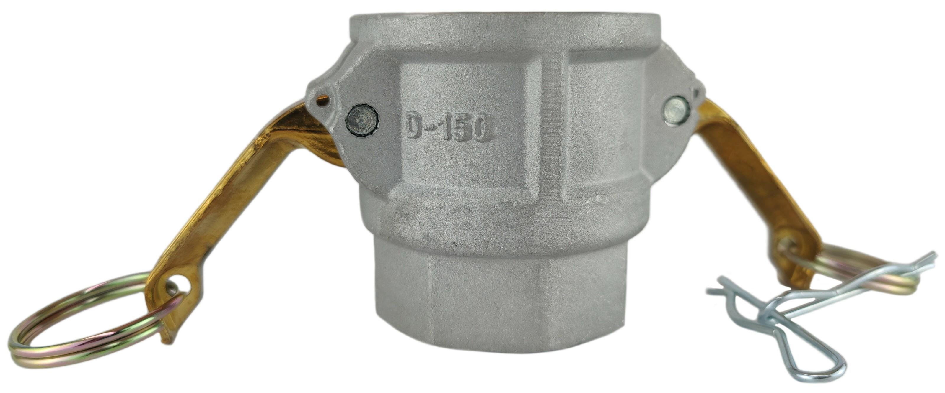 Муфта camlock тип D с внутренней резьбой BSPP ШРЗ алюминий D-150 1 1/2" (50230024)