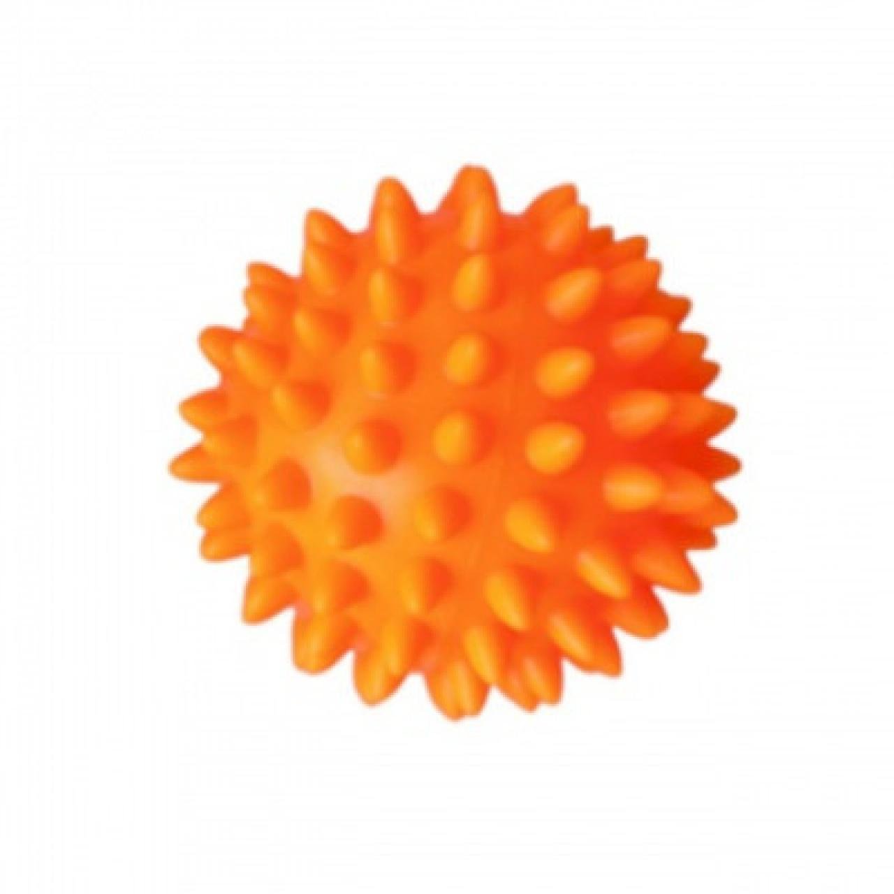 М'яч масажний для стоп та тіла Spiky Ball МФР шипований 8 см Помаранчевий
