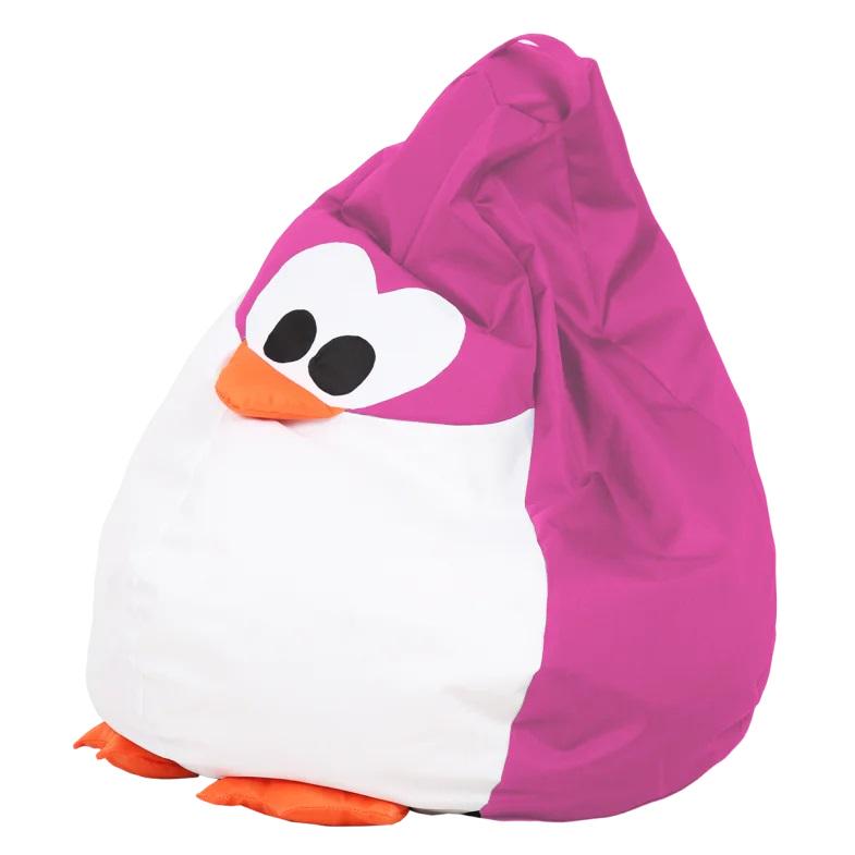 Крісло мішок Пінгвін 60х90 см Рожевий (31254-Нов) - фото 2 Крісло мішок Пінгвін 60х90 см Рожевий (31254-Нов) - фото 2