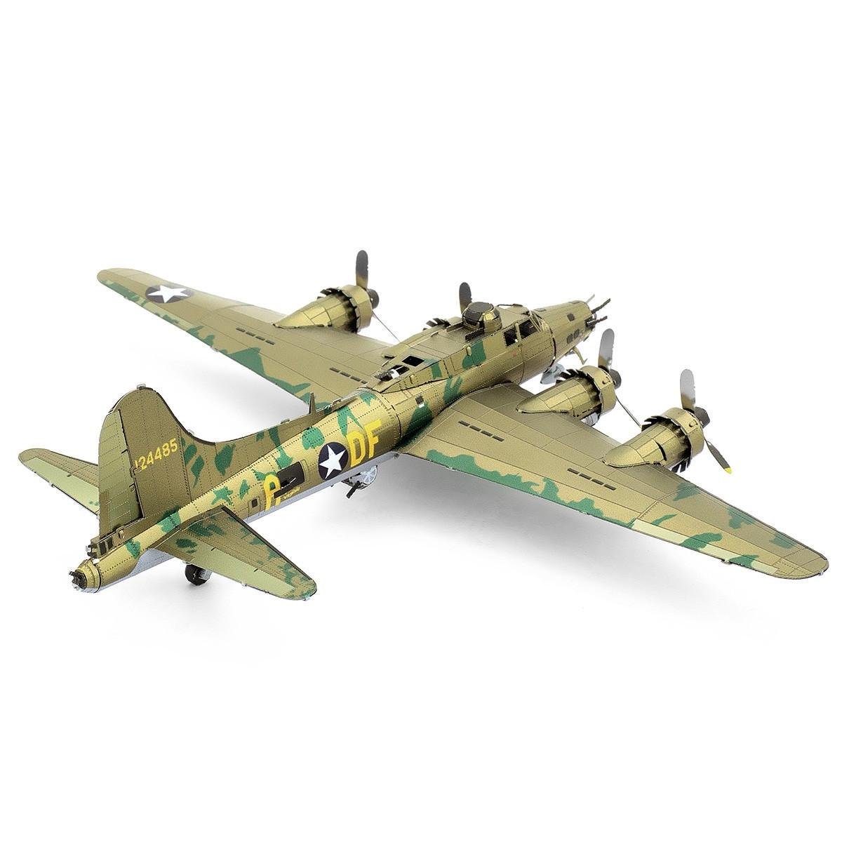 Конструктор металлический Metal Earth B-17 Flying Fortress ME1009 3D - фото 3