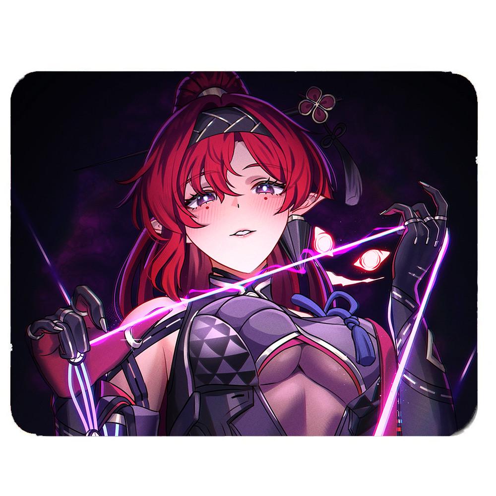 Коврик для мышек Грозовые волны Wuthering Waves WuWa 18х22 см (k265)