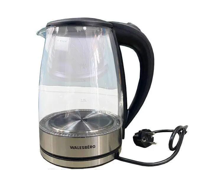 Электрочайник стеклянный с подсветкой Walesberg KK-1134 1,8 л 2000 Вт (1552484261)