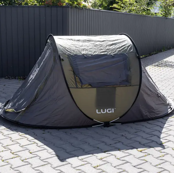 Палатка Pop-Up двухместная с автоматическим каркасом 245х145х100 см Зеленый - фото 2