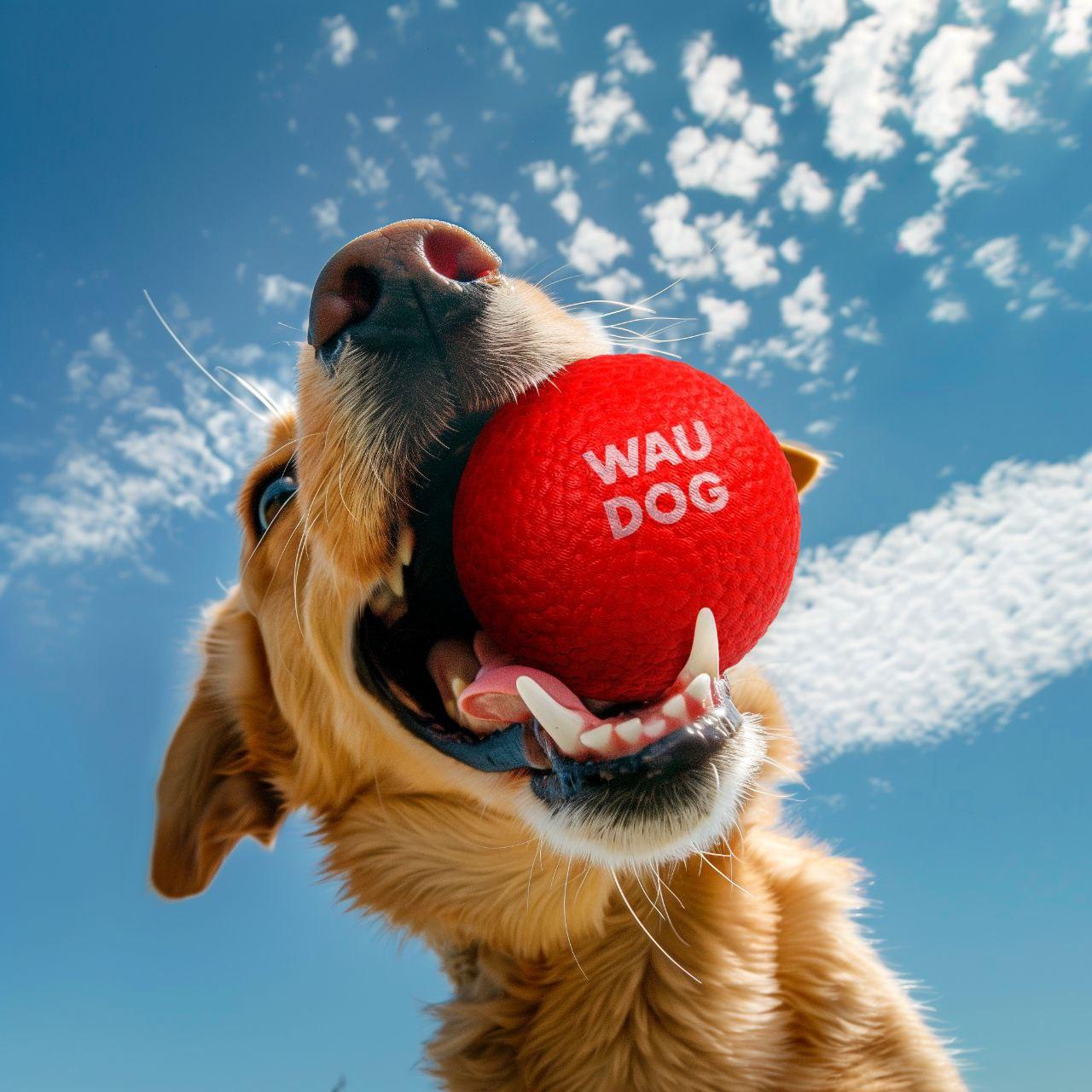 Іграшка для собак Waudog Fun Red Ball (6001) - фото 2 Іграшка для собак Waudog Fun Red Ball (6001) - фото 2