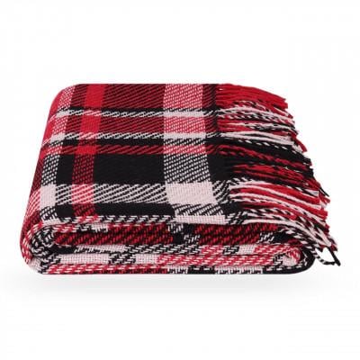 Плед барва 140х200 см Червоний