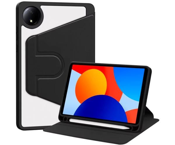 Чохол-книжка Glass Flip Stand 360 для Xiaomi Redmi Pad SE 8,7 Чорний
