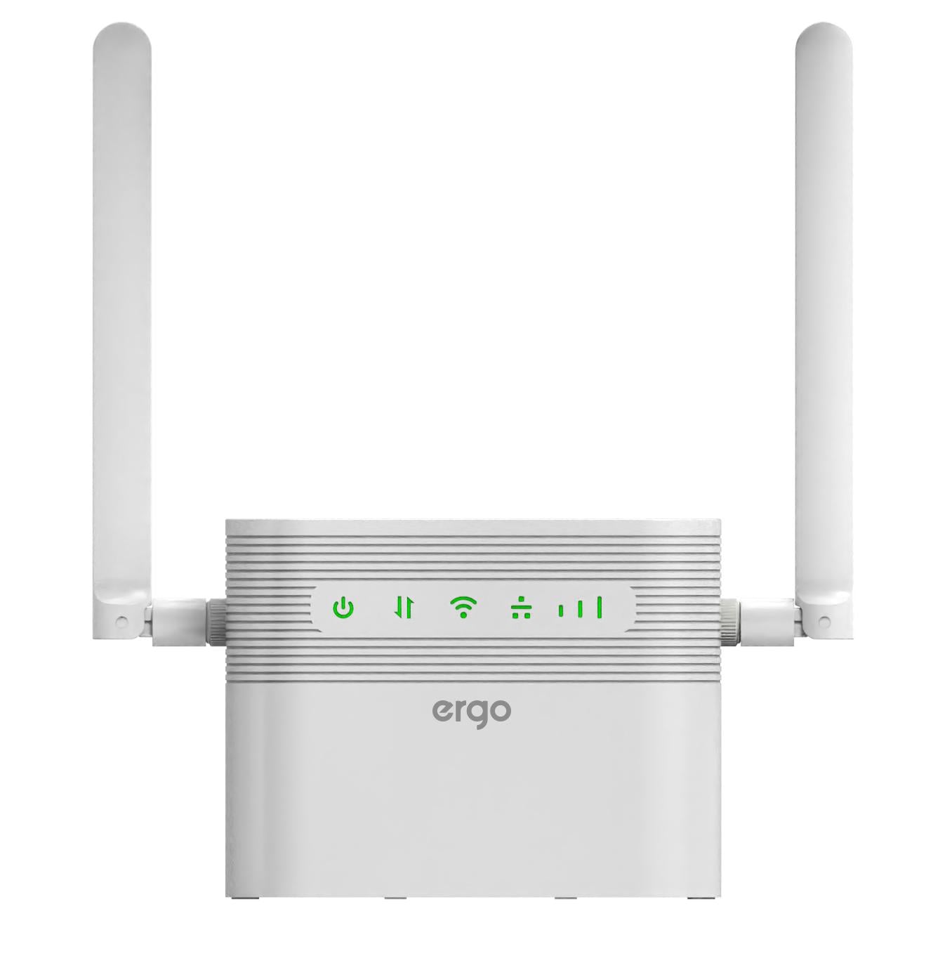 Роутер універсальний ERGO R023 3G/4G LTE Wi-Fi з акумулятором 4000 мА/год і антенними роз'ємами